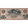 Image 1 : The Bank of Brantford;  1859 $1 Remainder.  Nice UNC issue.