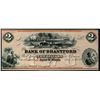 Image 1 : The Bank of Brantford;  1859 $2 Remainder.  Nice UNC issue.