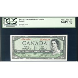 1954 $1 BC-29b #LA6769379 PCGS CH UNC64PPQ.  Nice example.