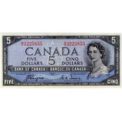1954 $5 BC-31a #BC3225855 Original Crisp AU/UNC.