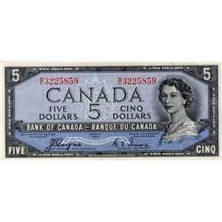 1954 $5 BC-31a #BC3225859 Original Crisp AU.