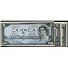 Image 1 : 1954 $5 BC-39b, $10 BC-40b & $20 BC-41b.  Lot of 3 notes Nice AU/UNC issues.