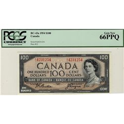 1954 $100 BC-43a #AJ4231254 PCGS GEM UNC66PPQ.  Another great example.