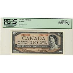 1954 $100 BC-43b #BJ2141203 PCGS GEM UNC65PPQ.  Gem condition.