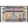 Image 1 : 1971 $10 BC-49aA #*DG2502160 - 2161.  Lot of 2 notes both nice Original Choice UNC.