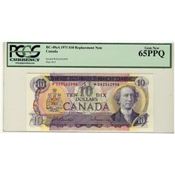 1971 $10 BC-49aA #*DA2562994 PCGS CH GEM UNC65PPQ.  A lovely Gem!
