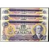 Image 1 : 1971 $10 BC-49aA #*DG2502147 - 2149.  Lot of 3 notes all nice Original Choice UNC.