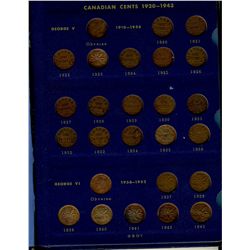 1920 1¢ to 1969 Date set in Blue Whitman holder.  Complete with exception of 1923.  VG to UNC.