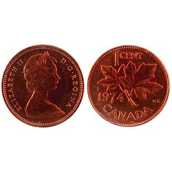 1974 1¢ ICCS MS67RD.  Top 3 graded by ICCS.