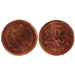 1983 1¢ Fr Bds ICCS MS67RD.