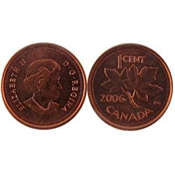 2006 1¢ Magnetic, ICCS MS65RD.