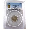 Image 1 : 1909 5¢ Ptd Lvs PCGS AU55.  Briliant and lustrous.