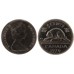 1976 5¢ ICCS MS66.  Top 5 graded.