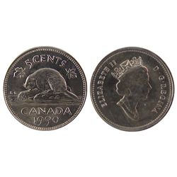 1990 5¢ ICCS MS66.  Top 5 graded.