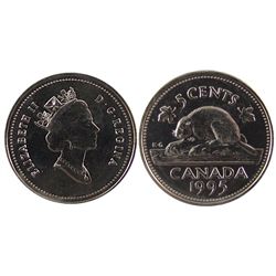 1995 5¢ ICCS MS66.  Top 10 graded.