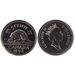 1998 5¢ ICCS MS66.  Top 10 graded.