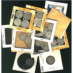 Canadian 10¢ Lot;  Includes Victorian, 1888, 1896, 1899, Edward(27) and remainder 1912 to 1937(240).