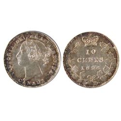 1896 10¢ PCGS MS63.  Sharp issue, well struck and great lustre.