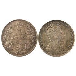 1903 25¢ PCGS MS65.  Hazel tones and fantastic underlying lustre.  Very scarce in Gem condition.  Tr