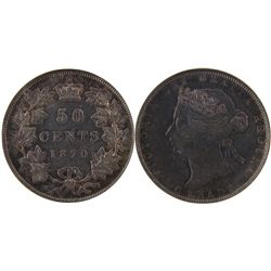 1870 50¢ LCW ANACS EF45.