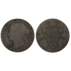 1872H 50¢ A/V variety.  Good issue with visible date and clear A/V.