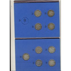 1910 50¢ to 1936 Date Set;  Complete (1921) in blue Whitman holder. 1932 VG with scratches on obv