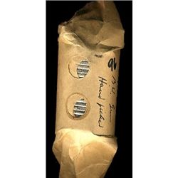 1965 50¢ BU Roll.  Comes in unsealed wrap. All coins white BU.