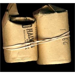 1966 50¢ BU Partial(14) and full roll.  All coins BU.