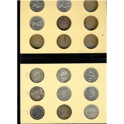 1939 $1 to 1968 Incomplete Date Set;  includes, 1939, 1957, 1958, 1959, 1960 to 1968.  Lot of 13 pcs