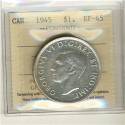 1945 $1 ICCS EF45.