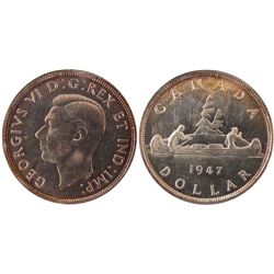 1947 $1 Blt 7 NGC MS62.