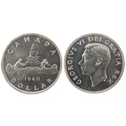 1948 $1 ICCS  MS62.  Brilliant and lustrous.