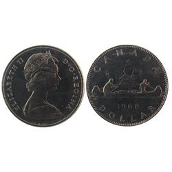 1968 $1 DHL#1 ICCS MS66.  A real Gem example of this popular variety.