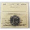 Image 1 : 1929 5¢ ICCS MS64.  A nice example.