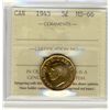 Image 1 : 1943 5¢ ICCS MS66.  Superb Gem, flashy!