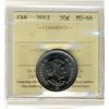 Image 1 : 2012 50¢ ICCS MS66.