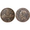 Image 1 : 1946 $1 Small Water Lines ICCS MS64.  Hint of pink tones.  Very scarce in near Gem condition.