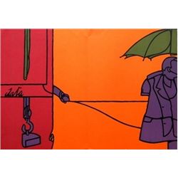 Adami Original Lithograph, 1973
