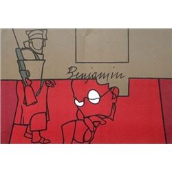Adami Original Lithograph, 1973