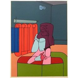 Adami Original Lithograph, 1970