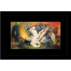 Pablo Picasso Erotic Sketch Lithograph