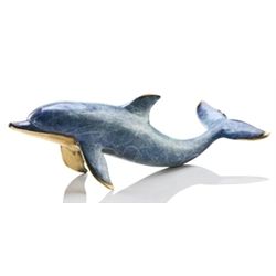 SINGLE DOLPHIN BRONZE SCULPTURE