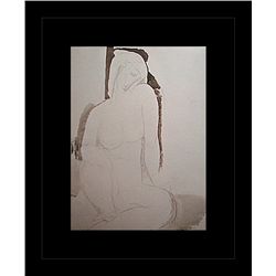 Amedeo Modigliani Erotic Sketch Lithograph