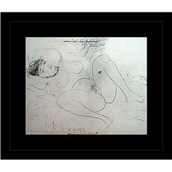 Pablo Picasso Erotic Sketch Lithograph