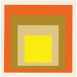 Albers Silkscreen "Homage To The Square" 1977