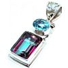 Image 1 : Mystic & Blue Topaz Pendant