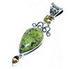 Image 1 : Stichtite & Citrine Pendant