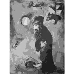MARC CHAGALL 1952 ANTIQUE LITHOGRAPH