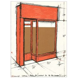Christo Original Lithograph