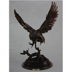 "OWL" MONUMENTAL BRONZE SCULPTURE - MOIGNIEZ